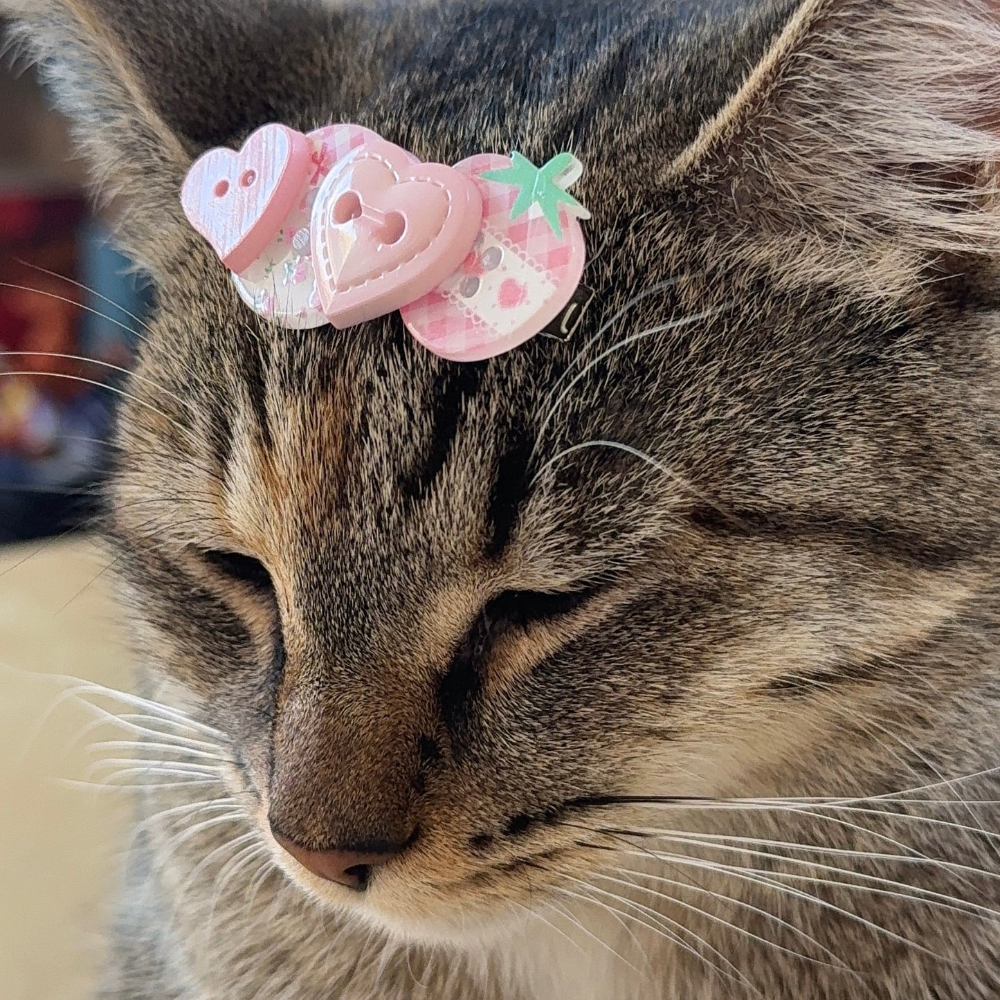 Buttons r cute? : Hair clip