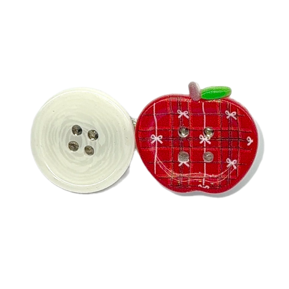 Apple hair clip