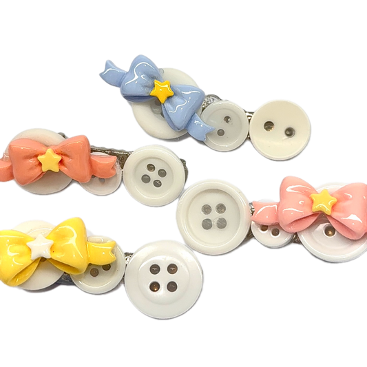 Mini button bows