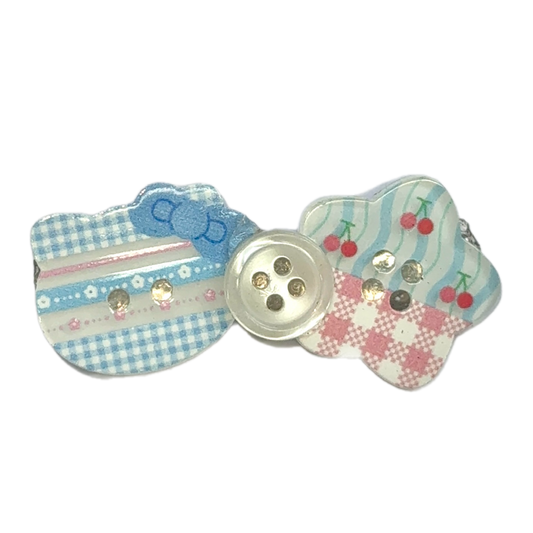 Buttons r cute? : Hair clip