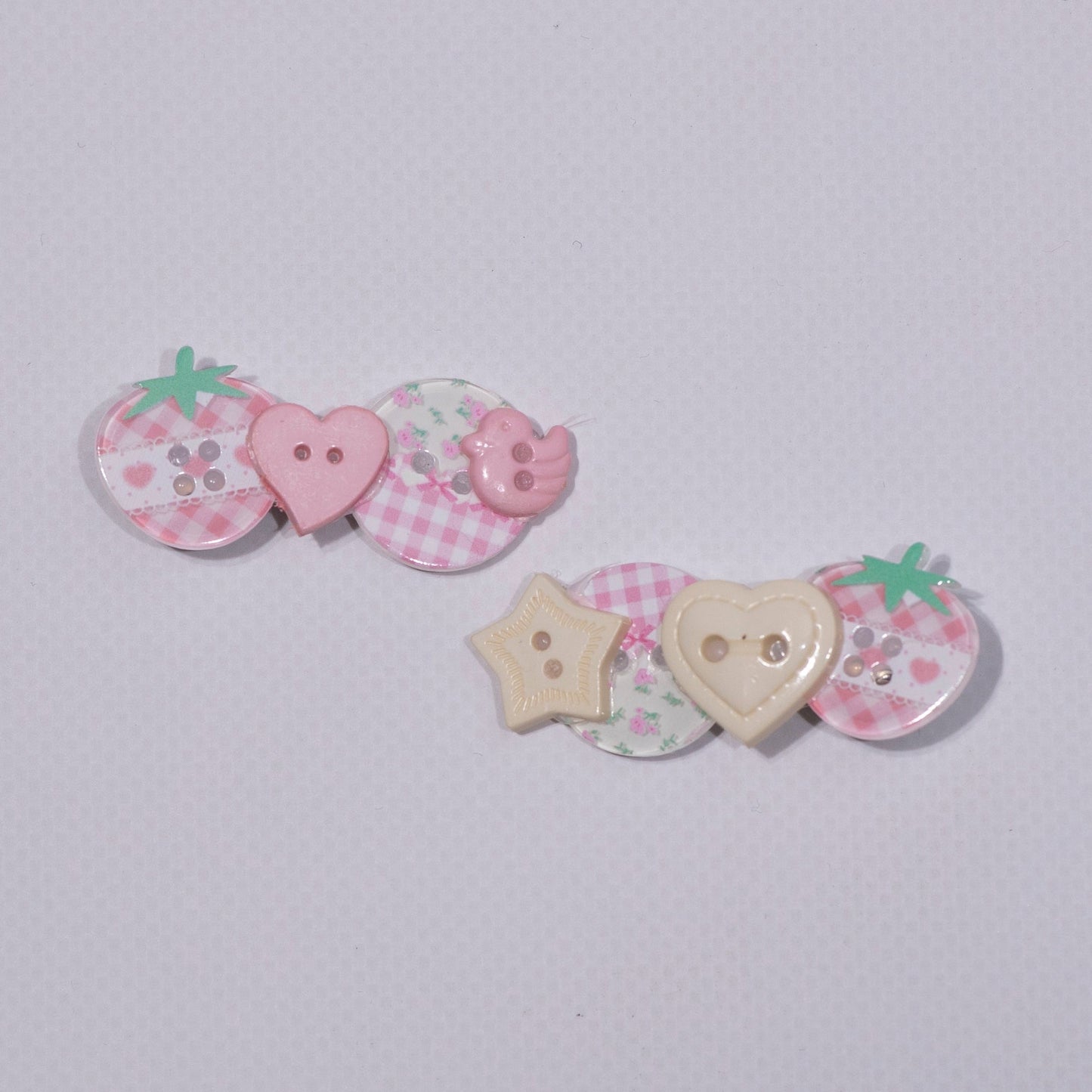 Buttons r cute? : Hair clip
