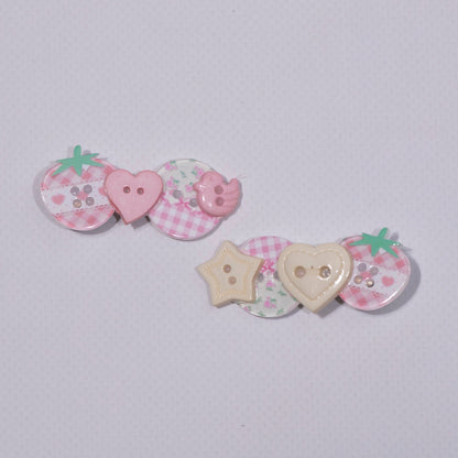 Buttons r cute? : Hair clip