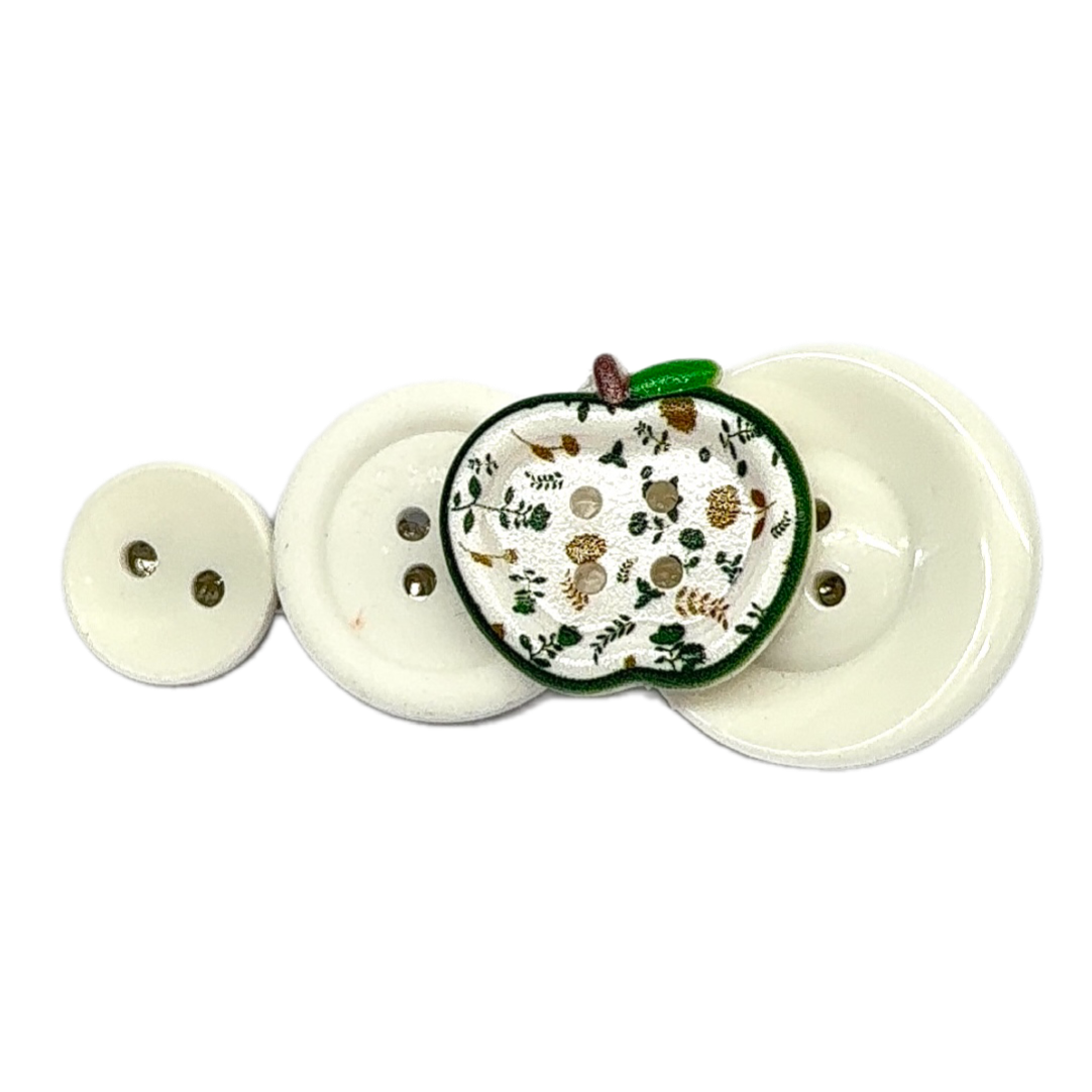 Apple hair clip