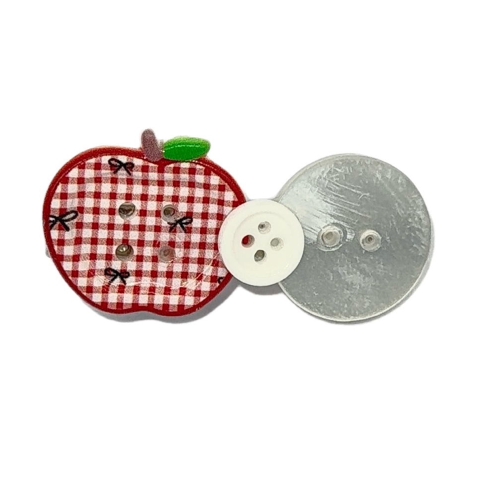 Apple hair clip
