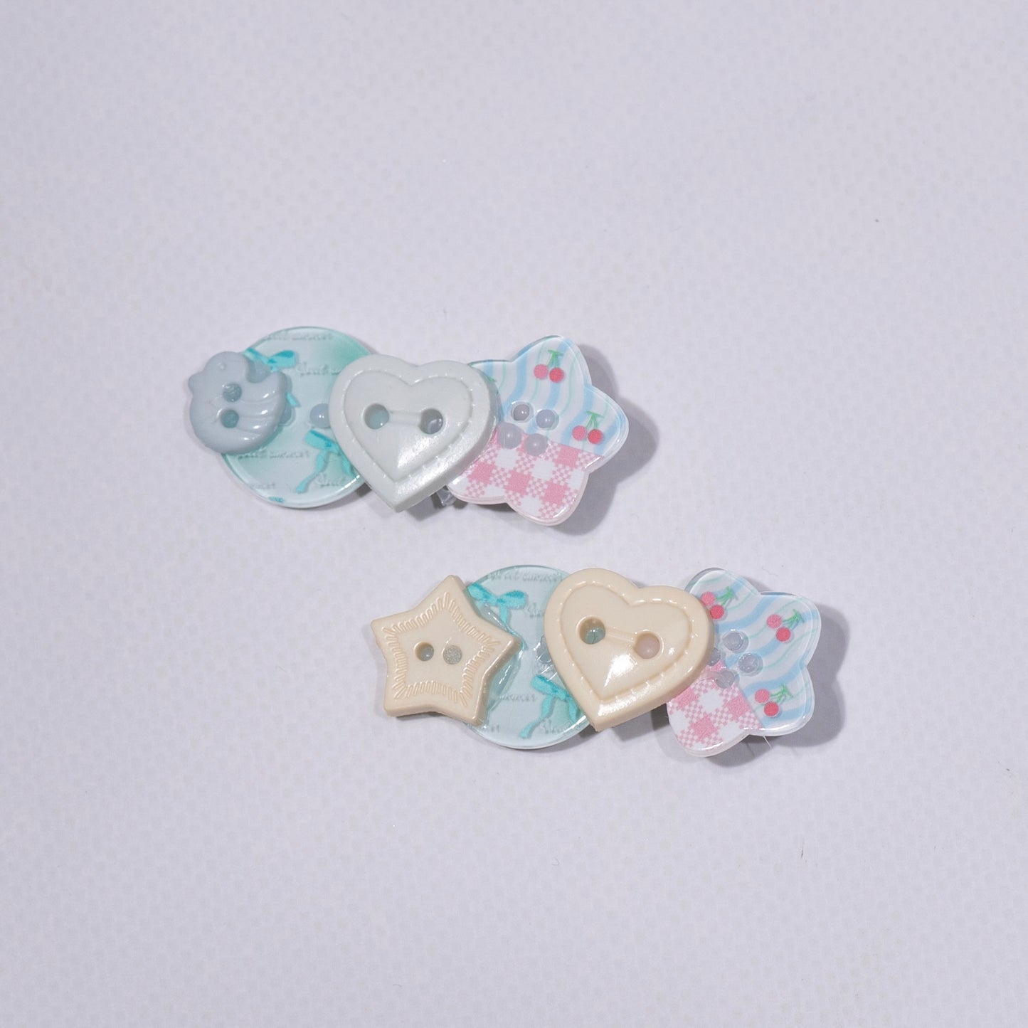 Buttons r cute? : Hair clip