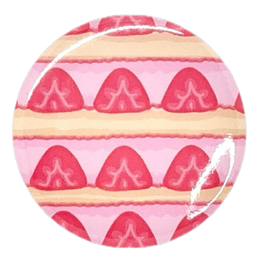 Strawberry cake Pin