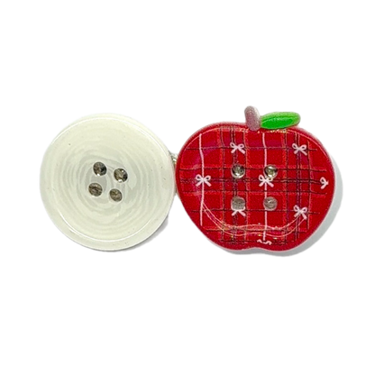 Apple hair clip