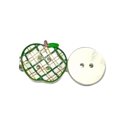 Apple hair clip