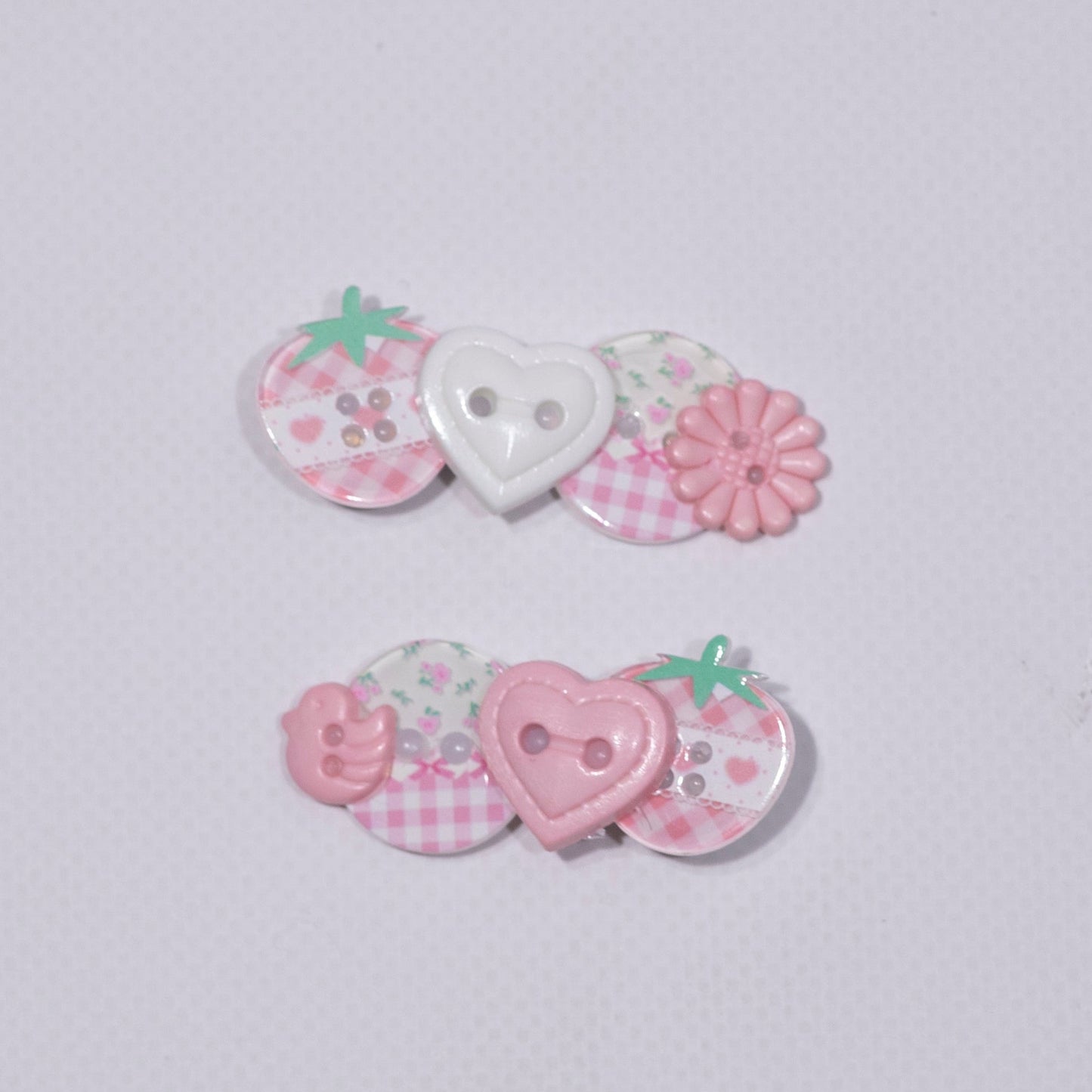 Buttons r cute? : Hair clip