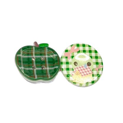 Apple hair clip