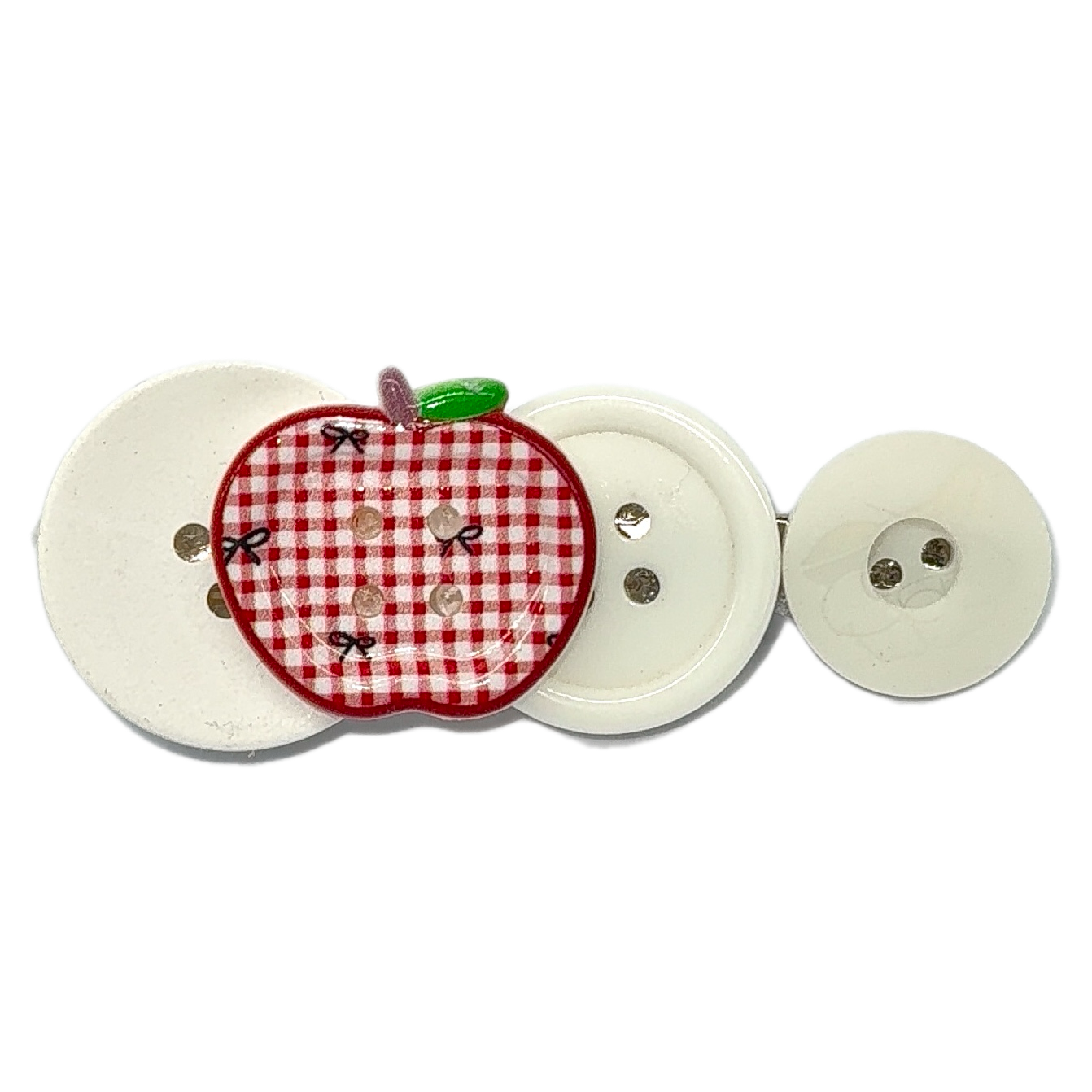 Apple hair clip