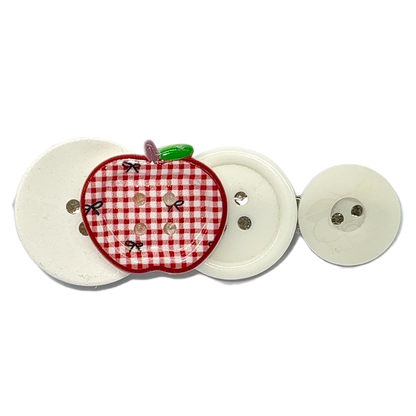 Apple hair clip