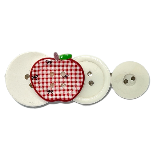 Apple hair clip