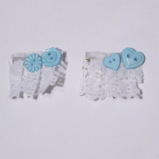 Button x Lace : Hair Clip